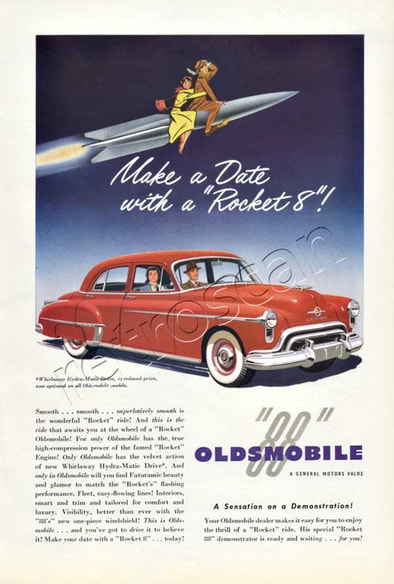 1950 Oldsmobile vintage ad