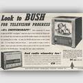 1954 Bush TV & Radio - vintage ad