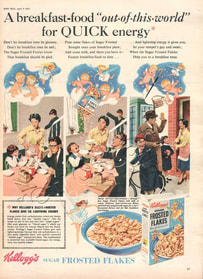 1955 Kellogg's Frosted Flakes vintage advert