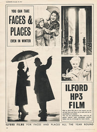  1953 Ilford HP3 Film - unframed vintage ad