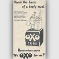1955 OXO beef advert