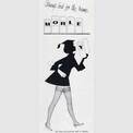 1958 Morley Nylon Stockings - Vintage Ad