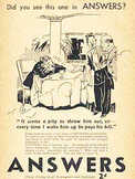 1939 Answers Magazine - vintage ad