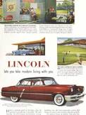 1952 Lincoln car ad