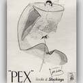 vintage Pex stockings ad