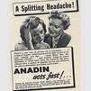 1953 Anadin Tablets - vintage