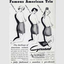 1952 Gossard Silk Skin Lingerie - vintage ad