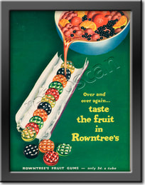 retro Fruit Gums advert