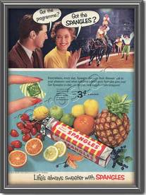 retro fruit Spangles advert
