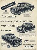 1955 Austin - Westminster/A30 Seven/A40 Cambridge  - vintage ad