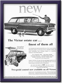vintage Vauxhall Victor Estate advert